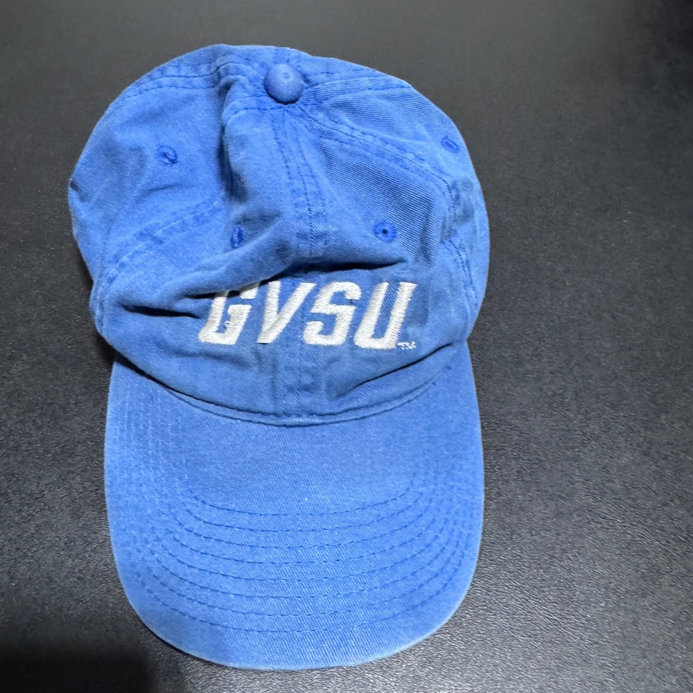 Signatures GVSU Baseball Cap Mens OSFM Blue Solid Grand Valley State University